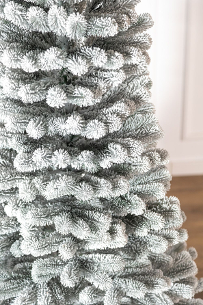 Ялинка лита 'Президентська' конусна ЗАСНІЖЕНА 2,10м