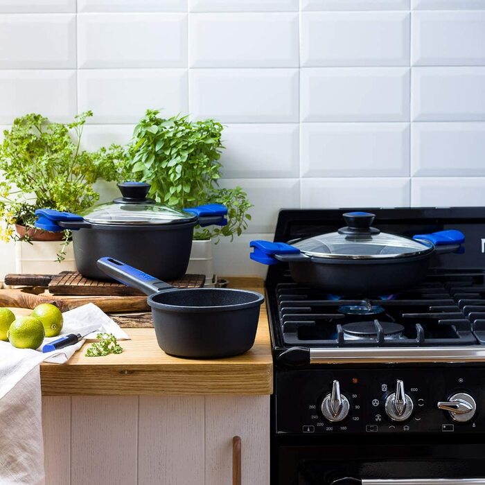 Набір посуду BRA Advanced з алюмінію з антипригарним покриттям, 4 предмети, для всіх типів плит (індукція)