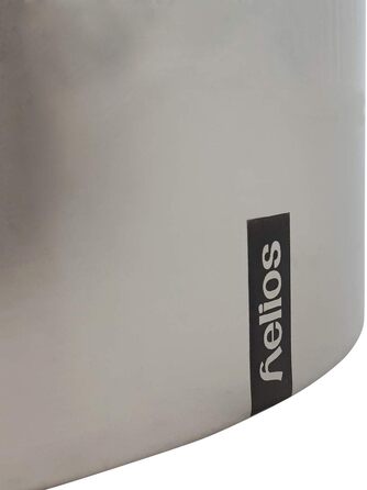 Вакуумний глечик з нержавіючої сталі Helios Rondo Push, полірований, 0,6 л