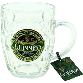Пінна банка з металевим значком Guinness з ямочкою та металевою емблемою