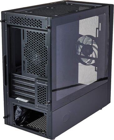 Корпус для ПК Cooler Master NR400 Micro ATX (Windows, 2 шт. 120мм вентилятор) чорний