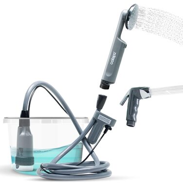 Портативна душова кабіна Colapz з акумулятором та помпою – для кемпінгу, автодому, вана, автомобіля та домашніх тварин