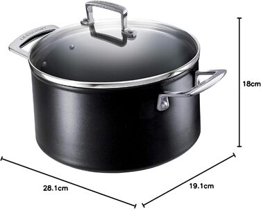 Каструля Le Creuset з антипригарним покриттям, Ø 18 см, для всіх плит (вкл. індукційні)
