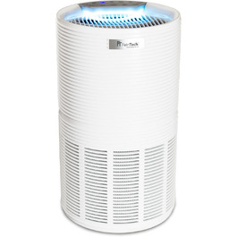 Повітряочисник FeinTech для курців з активованим вугільним фільтром, HEPA 13, до 45 м², для алергіків, проти запахів, пилу, пилку, шерсті тварин та Aerosole, FLR00100