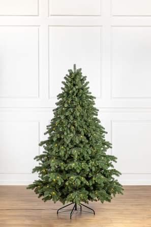 Ялинка лита 'Версальська' LED (золотий) зелена 2,30м