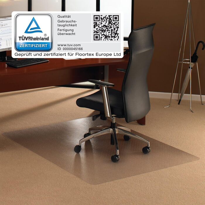 Захисний килимок для підлоги Floortex, високопрозорий, (150 х 150 см, квадрат)