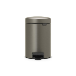 Педаль 3 л Сміттєвий бак Silent Platinum NewIcon Brabantia