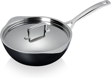 Сковорода Le Creuset Chef з антипригарним покриттям, 24 см, срібна