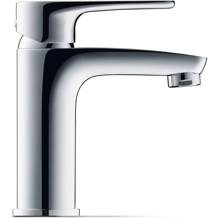 Змішувач для ванної кімнати Duravit B.1, висота виливу 110 мм, керамічна картридж, хром (без зливного механізму)