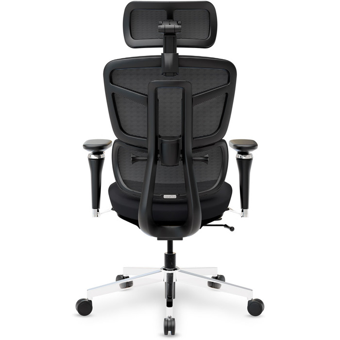 Крісло Mealux S4 Air Fabric Black (арт. HF-S4 F/B)