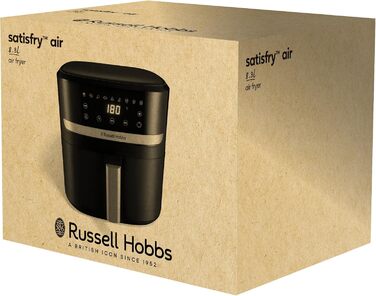 Фритюрниця Russell Hobbs SatisFry XXL 8.3л Rapid AirFryer з Rapid Air, 9 програм, сенсорний екран, гриль, піч, без олії, для піци 26см