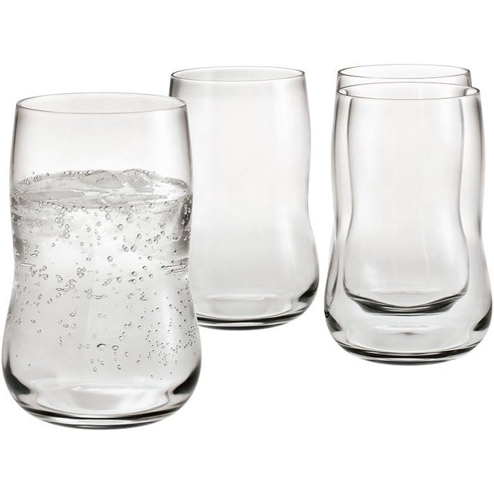 Склянки, склянки для соку, склянки для води - Майбутнє - Набір з 4 шт. - Склянки - 37 мл
