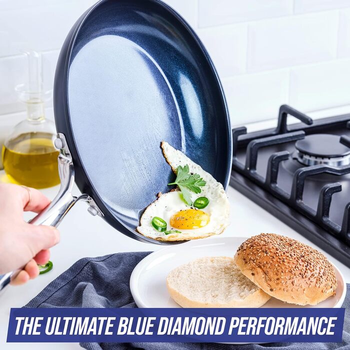 Сковорода Blue Diamond, тверда анодована, 25,4 см