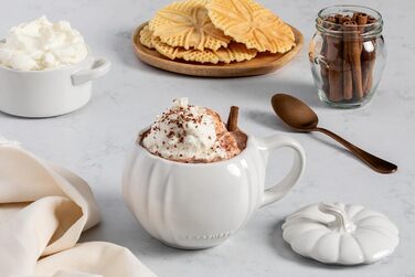 Кружка Le Creuset з кришкою, 400 мл, оливковий зелений (Leaf It To Me)