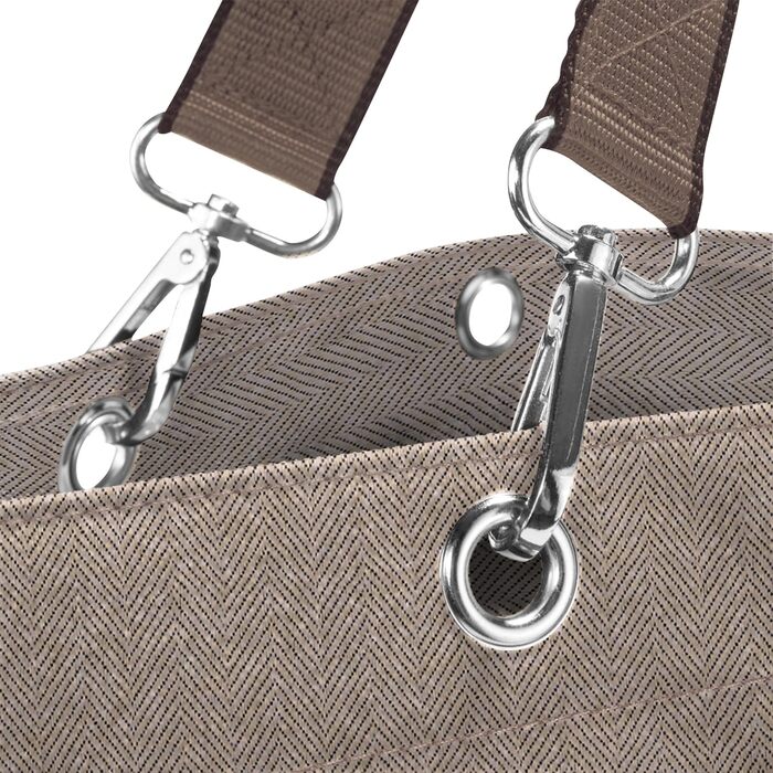 Сумка-шопер Reisenthel Shopper XL – велика, стильна, з водонепроникного матеріалу Herringbone Mokka