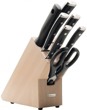 Набір ножів Wuesthof Classic Ikon з блоком 8 пр. (1090370701)
