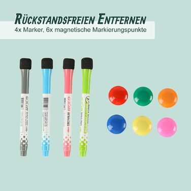 Набір магнітних дошок Relaxdays (2 шт.)