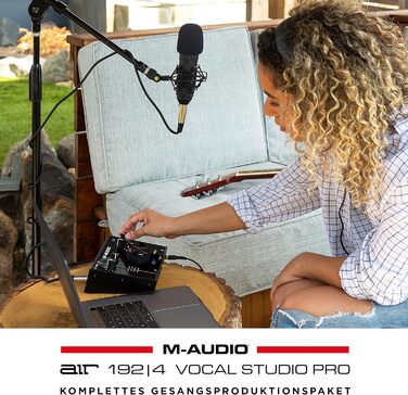 M-Audio Air 192|6: USB аудіоінтерфейс для професійного запису (2 XLR/Line входи, софт в комплекті)