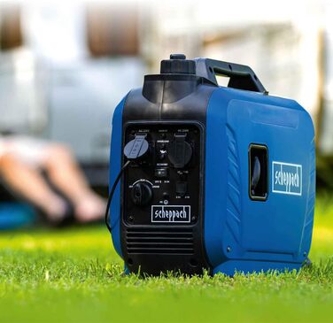 Генератор струму Scheppach SG2500i інверторний бензиновий | 2000W | 2x 230V, 2x USB | 64,1dB