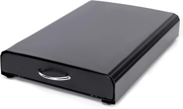 Організатор для капсул Nespresso, металевий, чорний, на 60 штук