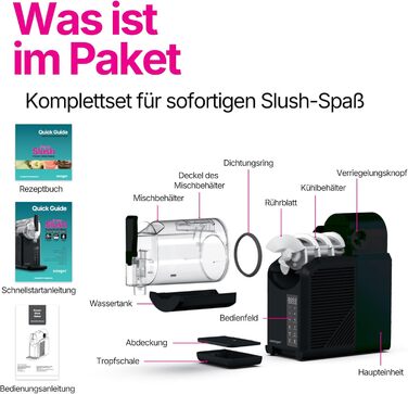 Машина для приготування сляшів, коктейлів та молочних коктейлів Seeger SuperSlush 2L 7-в-1