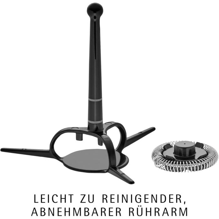 Електричний спінювач молока WMF Stelio, 500 Вт, 150-250 мл, антипригарне покриття, бездротовий, для гарячого та холодного молока, какао, cromargan матовий/сріблястий