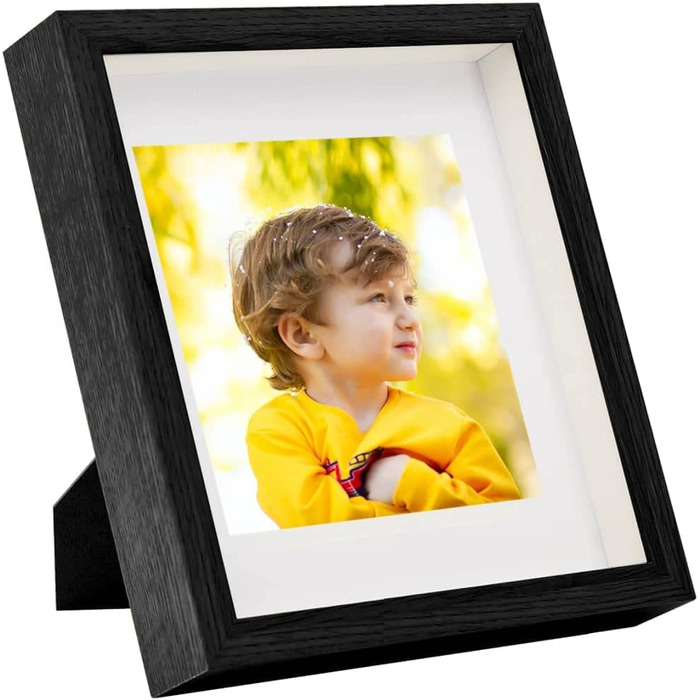 Коробка Рамка для фотографій Рамка для фотографій Рамка для плаката Рамка для фотоплаката Рамка для настінного столу Чорний 23x23 см для 13x13 см Картина 5x/23 x 23 см Чорний, 5 шт., 3D