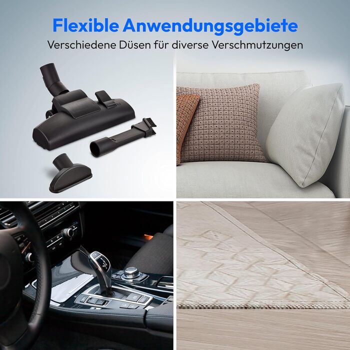 MEDION Безмішковий циклонний пилосос P4000 (900 Вт, 4.3 л, HEPA 13, 11 м, MD 11906) блакитний