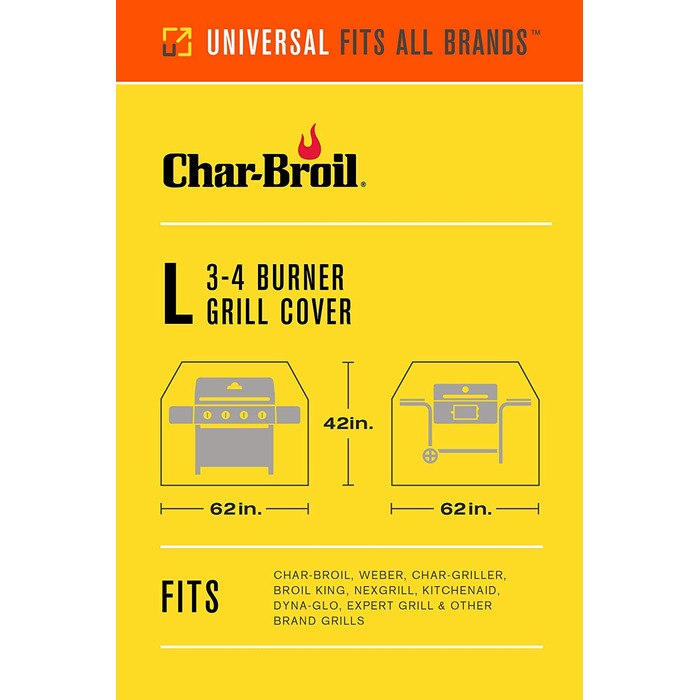 Кришка для гриля Char-Broil Performance, 3-4 конфорки велика (3-4 конфорки (великі), Лісова зелень)