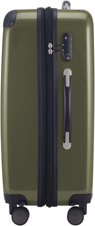 Набір валіз Hauptstadtkoffer Alex (S+M+L) - 3 валізи, 55/65/75 см, ABS+PC, TSA, колір авокадо