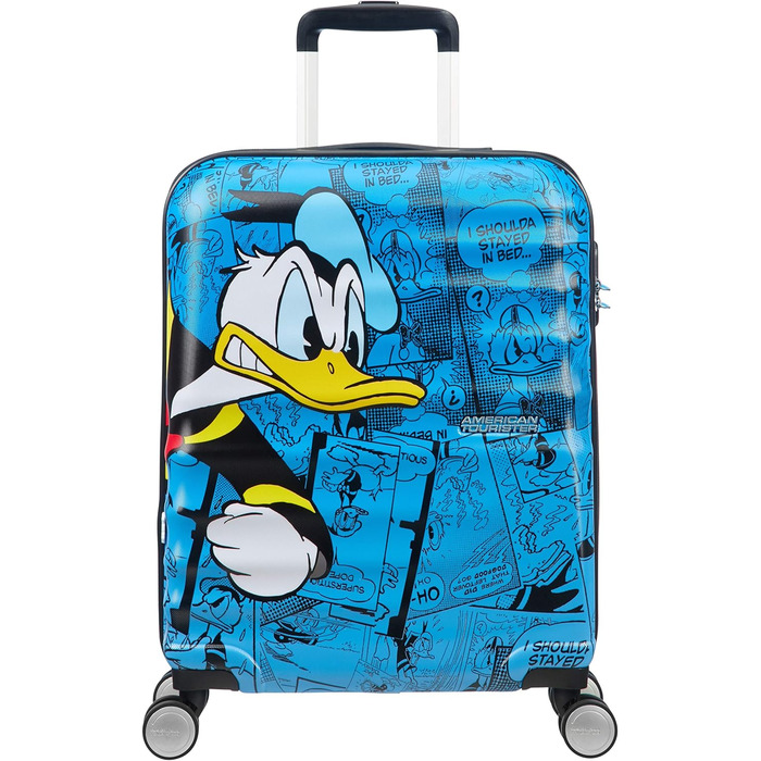 Ручна поклажа Spinner S, 55 см, 36 л, синій (Donald Duck) Синій (Donald Duck) Блешня S (55 см - 36 л)