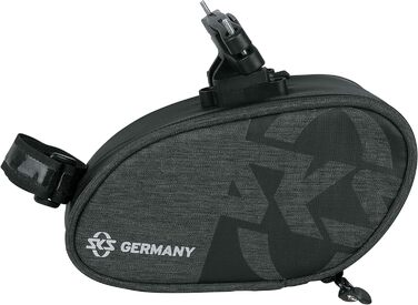 Кофри SKS GERMANY TRAVELLER EDGE для трекінгових та міських велосипедів, велоаксесуари (сумка з водовідштовхувальної тканини, з міні-петлею-насосом, застібкою на липучці & Easy-Zip) (сумка-сідло TRAVELLER CLICK 800 мл)