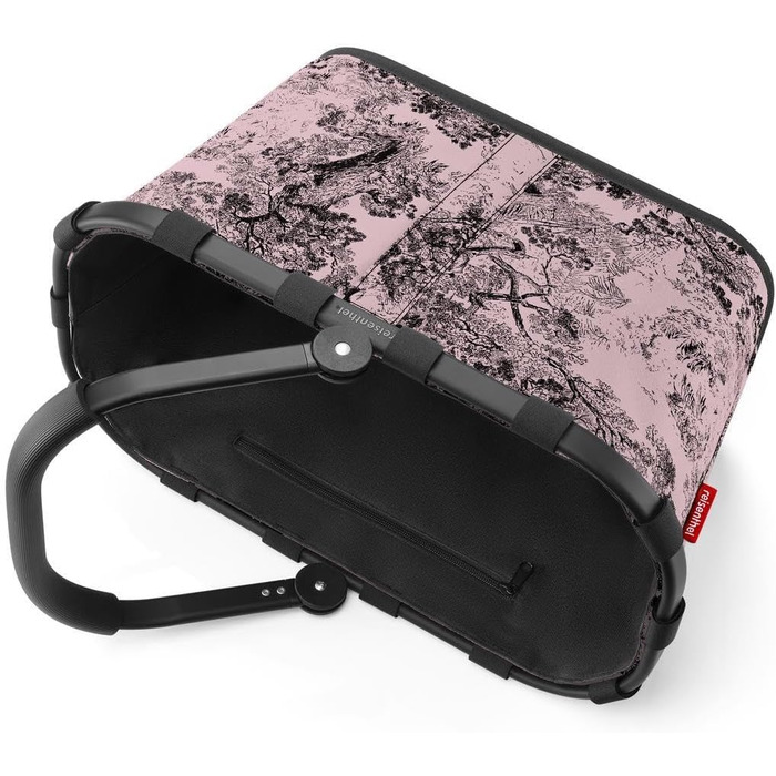 Сумка-шопер Reisenthel Carrybag з великим об'ємом та внутрішньою кишенею – елегантний та водовідштовхуючий дизайн (Jacquard Rose, Single)