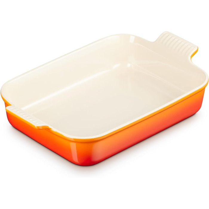 Форма для запікання Le Creuset прямокутна, 32 см, кераміка, 2.31 кг, червоний (Flint)