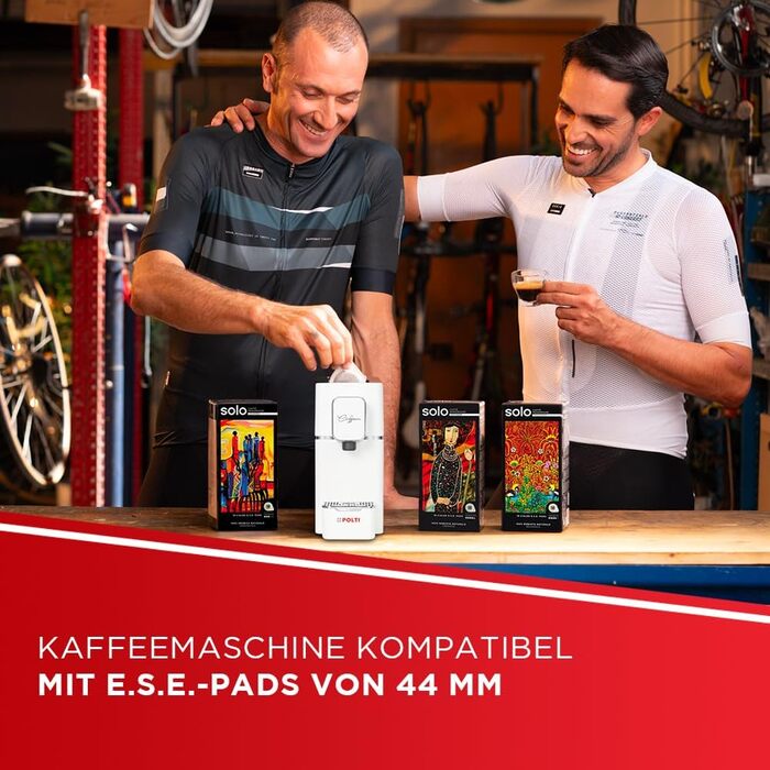 POLTI Coffea S15W: Еспресо-машина з підтримкою E.S.E. Pads, 19 Bar, біла