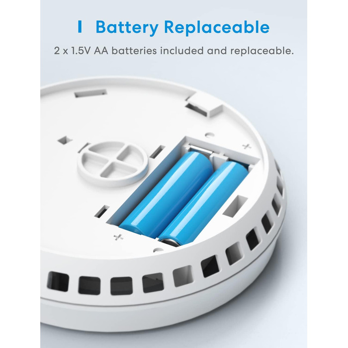 Набір димових сповіщувачів Meross з Wi-Fi, сумісний з Apple HomeKit (3 шт. з хабом)