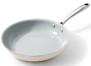 Набір сковорідок з керамічним покриттям 20/24/28 см для індукційних плит, антипригарні, без PTFE, PFOA, PFAS, придатні для миття в посудомийній машині