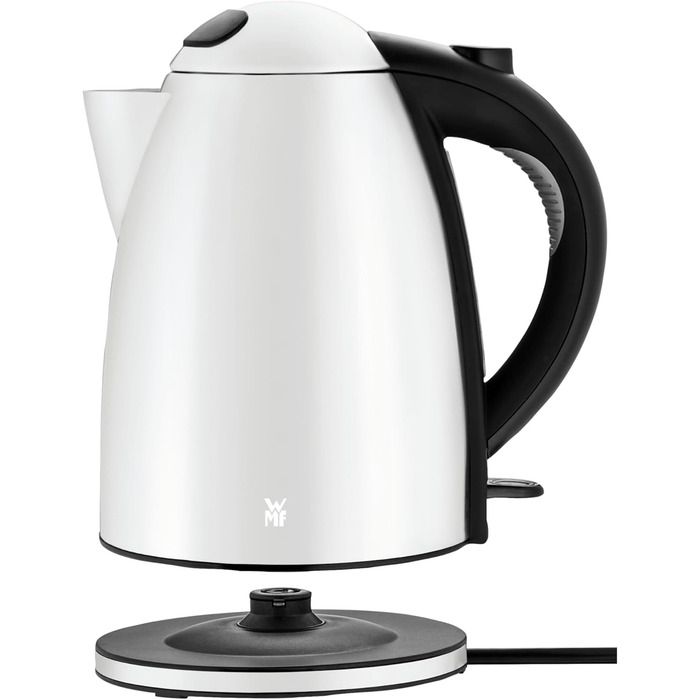 Електричний чайник WMF Stelio 1,7л з фільтром від накипу, нержавіюча сталь, матове покриття, підсвітка рівня води
