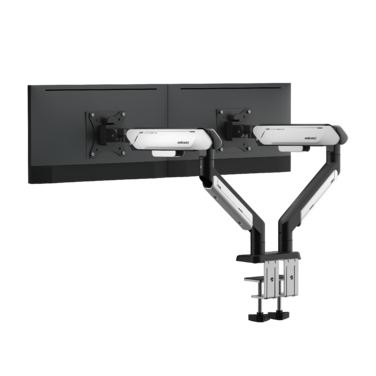 Настільне кріплення для двох моніторів Anda Seat Stealth PRO II Duo 17’’-42’’ Black & White