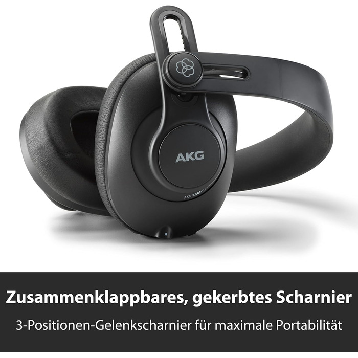 Студійні навушники AKG K361-BT із закритими спинками та Bluetooth