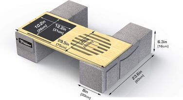 Столик для ноутбука Couchmaster CYWORX: ергономічний, для дивана, софи та ліжка, широкий, сірий, коричневий, чорний
