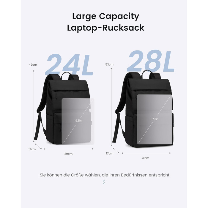 LOVEVOOK Рюкзак для ноутбука 17,3