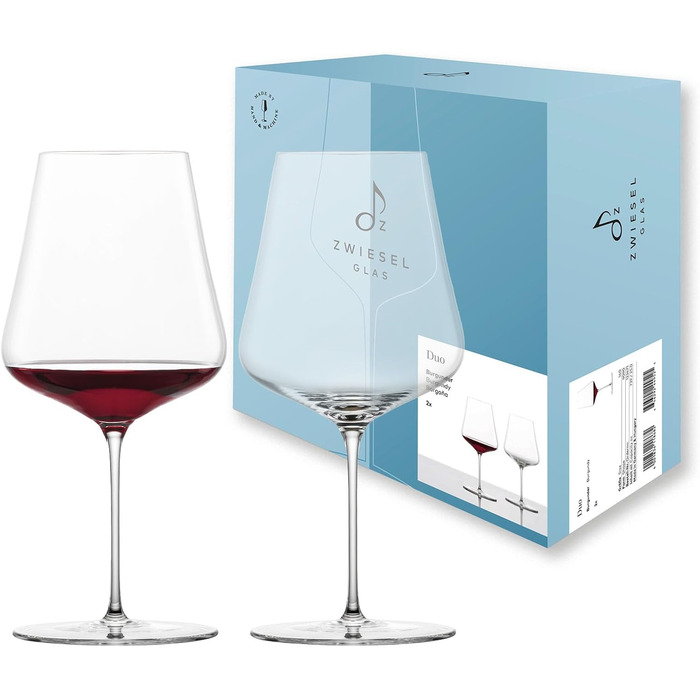 Набір келихів для червоного та білого вина Zwiesel Glas (2 шт.) - Tritan кришталь, стійкий до миття в посудомийній машині
