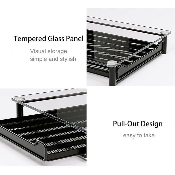 Організатор для капсул Nespresso Sevenline: тримач для 60 капсул, кришталеве скло, органайзер для кухні