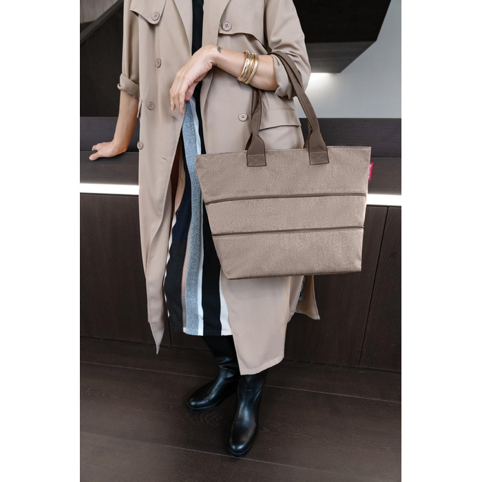 Шопер Reisenthel Shopper E1 - велика сумка для покупок, Herringbone Mokka