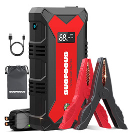 Powerbank для авто Starthilfe 4000A: Запуск двигуна 12V (до 9L бензин/8.5L дизель), LED-ліхтарик, USB зарядка 3.0