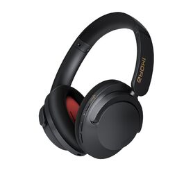 1MORE SonoFlow Pro - Бездротові навушники Over-Ear з активним шумозаглушенням, LDAC, Hi-Res Audio, Bluetooth 5.4, 100 годин роботи, швидка зарядка, 3.5мм кабель, AI шумозаглушення (Чорний)