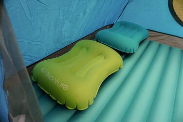 Подушка для кемпінгу для кемпінгу Легка подушка для подорожей надувна подушка для шиї подушка для кемпінгу для кемпінгу, подорожей, активного відпочинку (темно-синій)