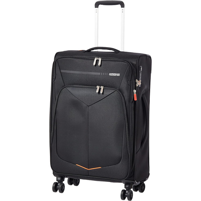 Чохол American Tourister Summerfunk, 55 см, 46 літрів, чорний Spinner S Expandable (55 см - 46 л) Чорний (Чорний)