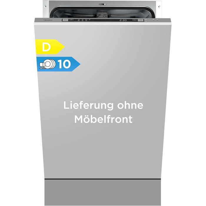 Посудомийна машина Midea SF 3.45N PRO: 9 комплектів, Inox, Wi-Fi, 5 програм, 47 dB